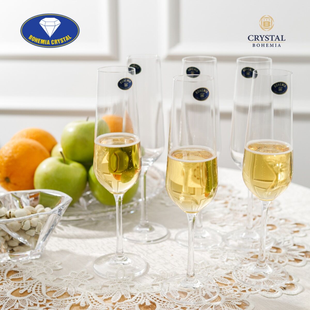 Чаша за шампанско Strix Bohemia 200 мл 3 Чаша за шампанско Strix Bohemia 200 мл