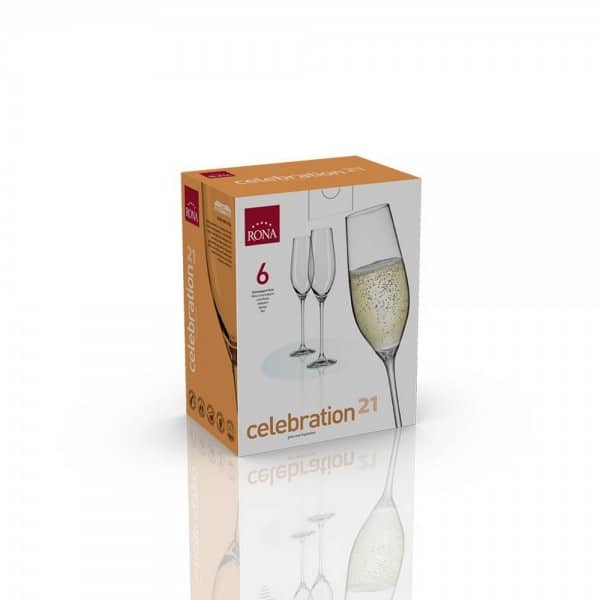 Rona Celebration Чаша за шампанско 210мл - 1 брой 4 Rona Celebration 210