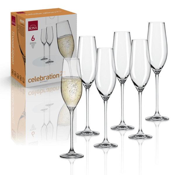 Rona Celebration Чаша за шампанско 210мл - 1 брой 1 Чаши за сватби. Celebration Rona